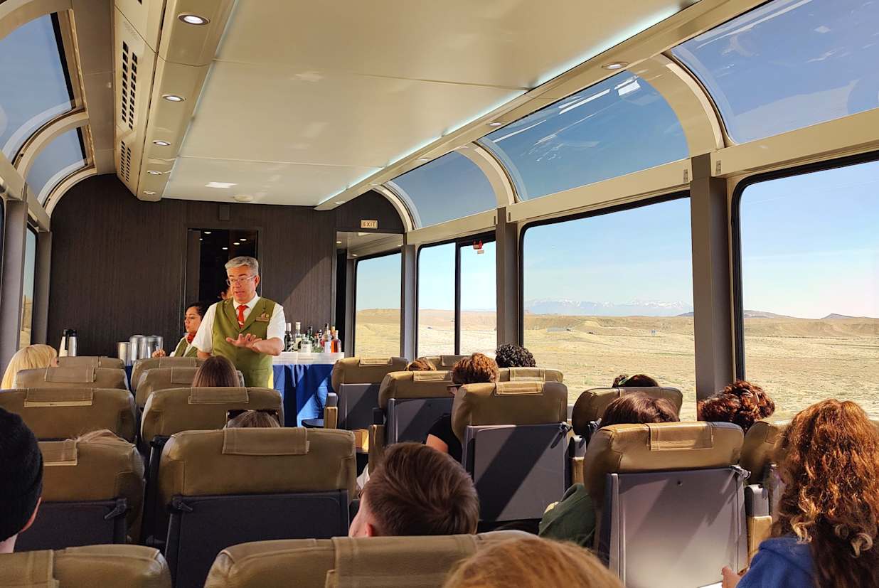 Service on board Canyon Spirit